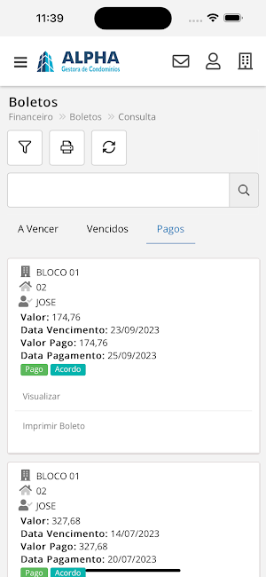 Alpha Gestora de Condomínios Screenshot 3