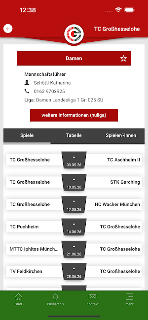 TC Großhesselohe Screenshot 2