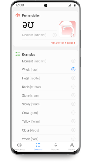 English Pronunciation:  Listen Screenshot 3