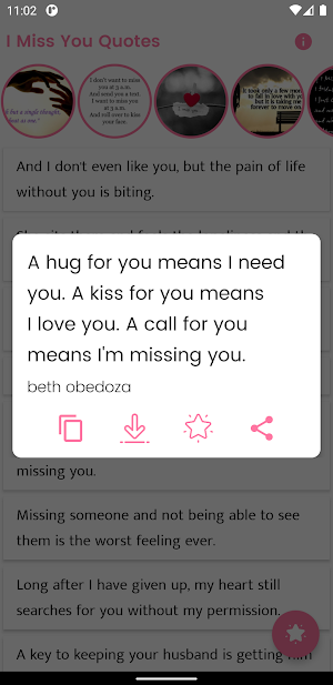 I Miss You Quotes and Sayings Screenshot 0
