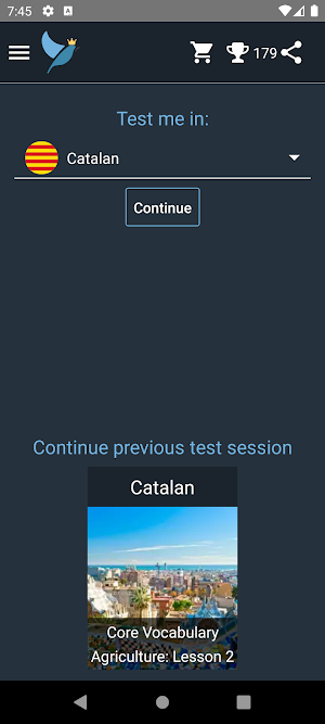 Catalan Language Tests Screenshot 0