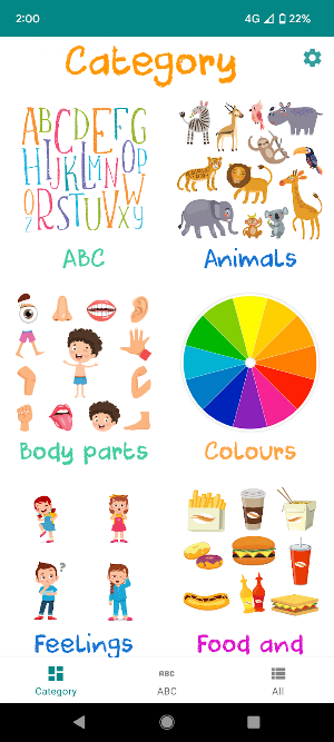 English Flashcards for kids Screenshot 0