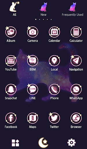 Beautiful Wallpaper Galaxy Cat Theme screenshot 3