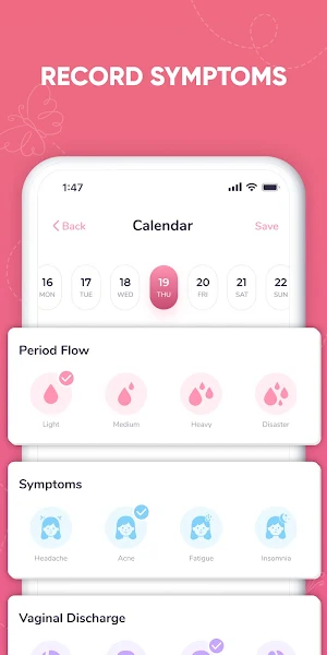 Period Tracker Period Calendar Screenshot 3