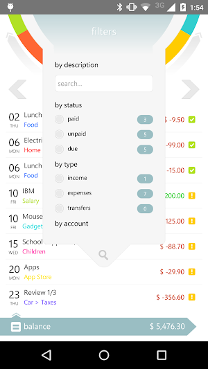 Money Care - Bills Screenshot 1