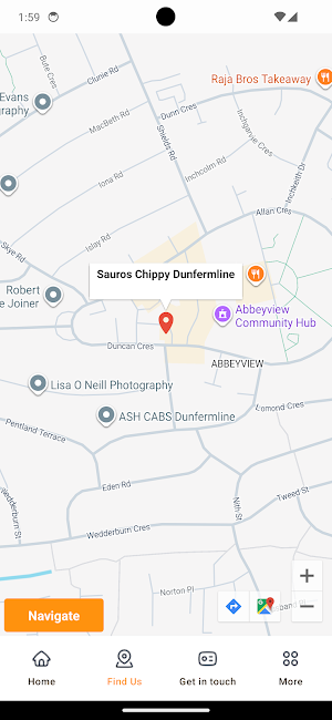 Sauros Chippy Dunfermline Screenshot 2