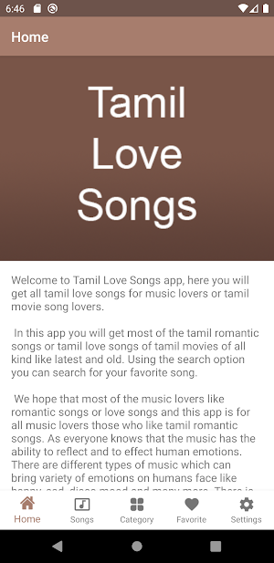 Tamil Love Songs Screenshot 1