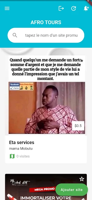 AFRO TOURS Screenshot 0