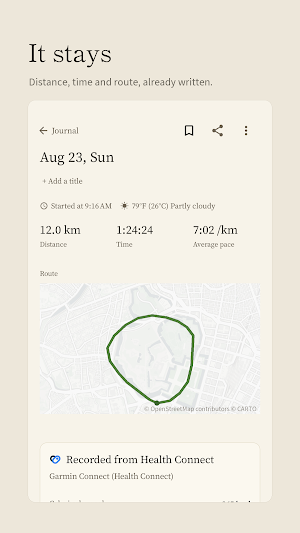 Haruki - Running Diary Screenshot 1