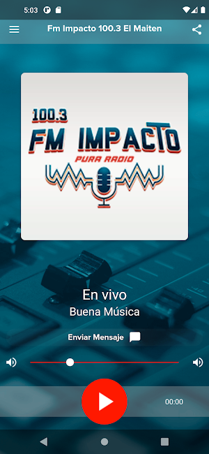 Fm Impacto 100.3 El Maiten Screenshot 0
