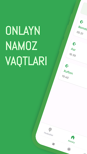 Namoz Vaqtlari Screenshot 1