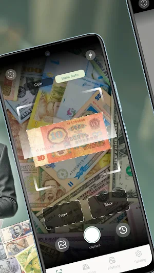 Banknote Identifier: Coin Snap Screenshot 1