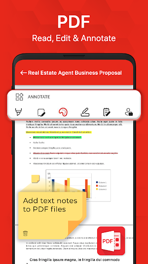 Document Reader: PDF, DOC, XLS Screenshot 1