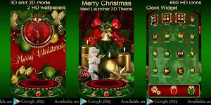 Merry Christmas Dialer theme Screenshot 3