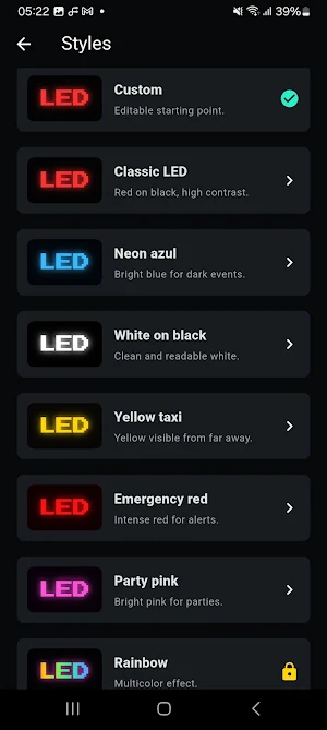 LED Banner and Text Scroller Screenshot 1
