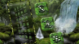 Forest Waterfall Theme Screenshot 2