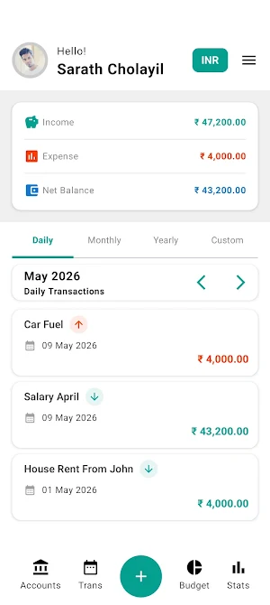 In Control - Expense Tracker Screenshot 1