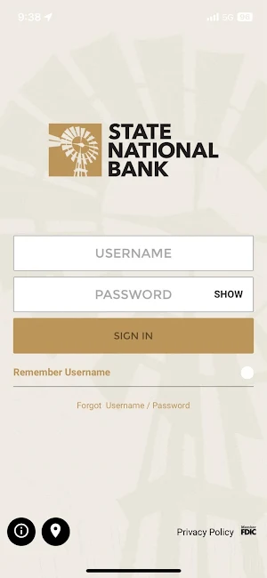 State National Bank Screenshot 0