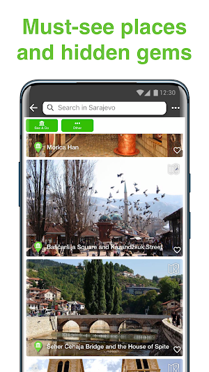 Sarajevo SmartGuide - Audio Guide & Offline Maps Screenshot 2