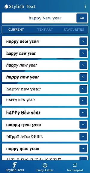 Stylish Text and font generator : cool chat styles Screenshot 3