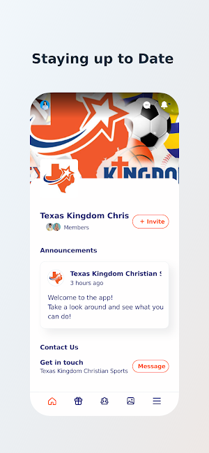 Texas Kingdom Christian Sports Screenshot 2