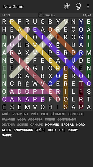 Free Word Search Puzzle - Word Find Screenshot 2