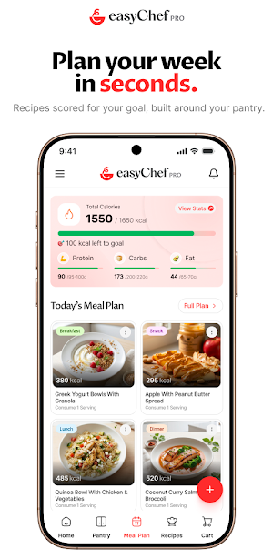 easyChef Pro: Meal Planner Screenshot 2