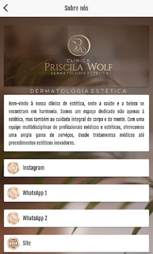 Cliníca Priscila Wolf Screenshot 1