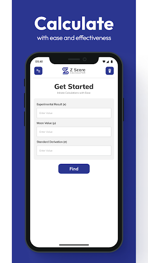 Z Score Calculator Screenshot 1