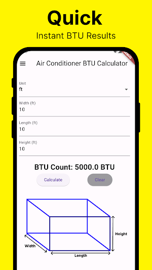 Air Conditioner BTU Calculator Screenshot 0