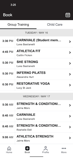 Trilogy Fitness Screenshot 1