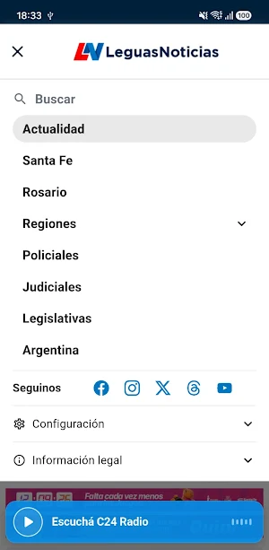 Leguas Noticias Screenshot 1