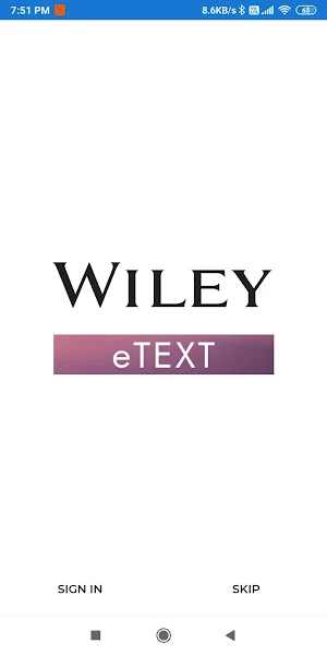Wiley eText Screenshot 0
