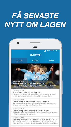 Allsvenskan Live (officiell) Screenshot 3