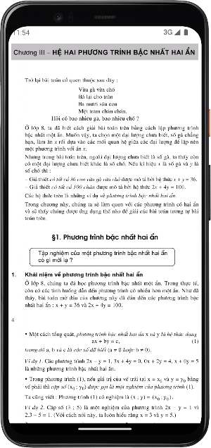Toán Lớp9 Tập hai Screenshot 0
