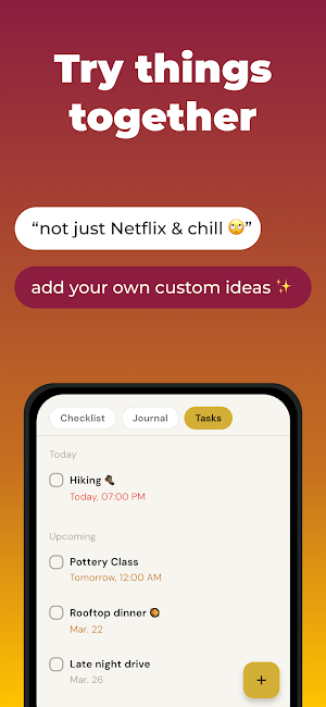 The Bar - dating checklist app Screenshot 2