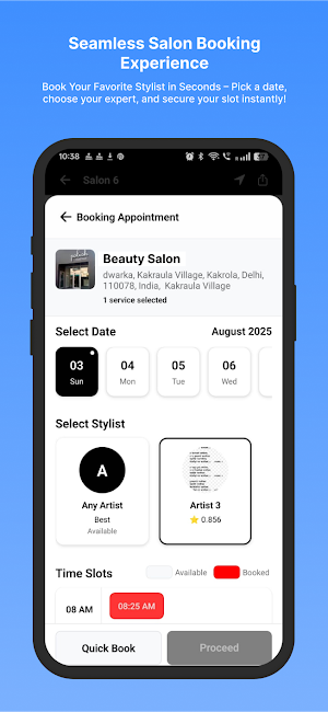 Make My Glow:Salon Booking App Screenshot 2