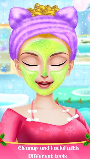 Christmas Makeup Game - Makeover & Salon for Girls Screenshot 1
