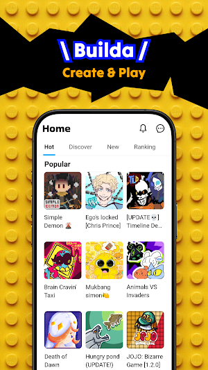 Builda - Make and Play Games Screenshot 0