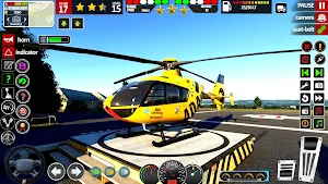 Helicopter Flight Pilot Sim 3D Screenshot 2