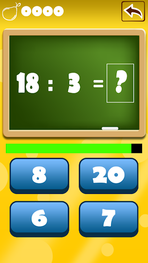 Division table Screenshot 3