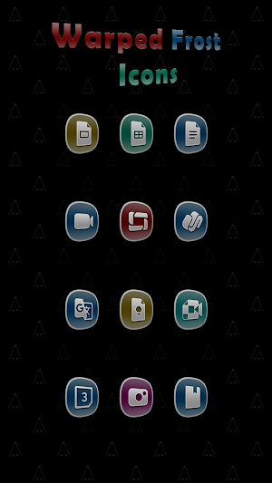 Warped Frost Colors Icons Screenshot 1