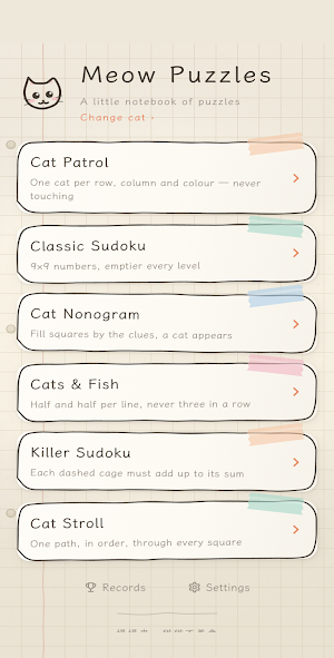 Paw & Paper: Logic Puzzles Screenshot 1