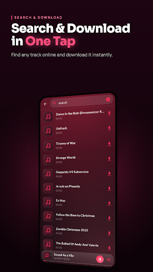 Music Downloader & MP3 Player Screenshot 1