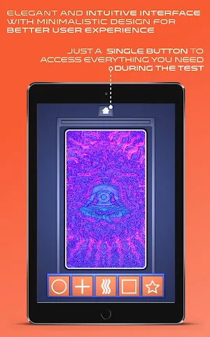 Zener Cards Perception Test Screenshot 2