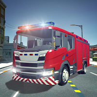 Emergency Police Fire Truck 3d