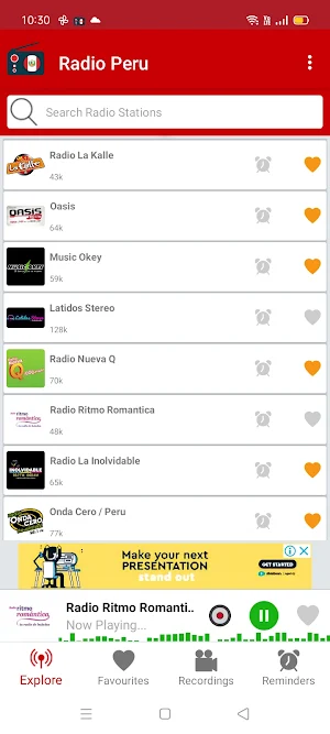 Radio Peru : FM AM Online app Screenshot 1