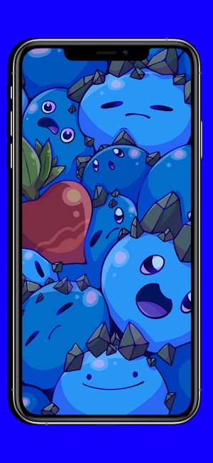 Cute Slime Fluffy Wallpaper Screenshot 3