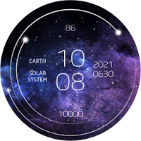 Galaxy HD: Digital Watch Face