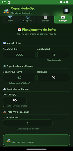 Operational Capacity Screenshot 0